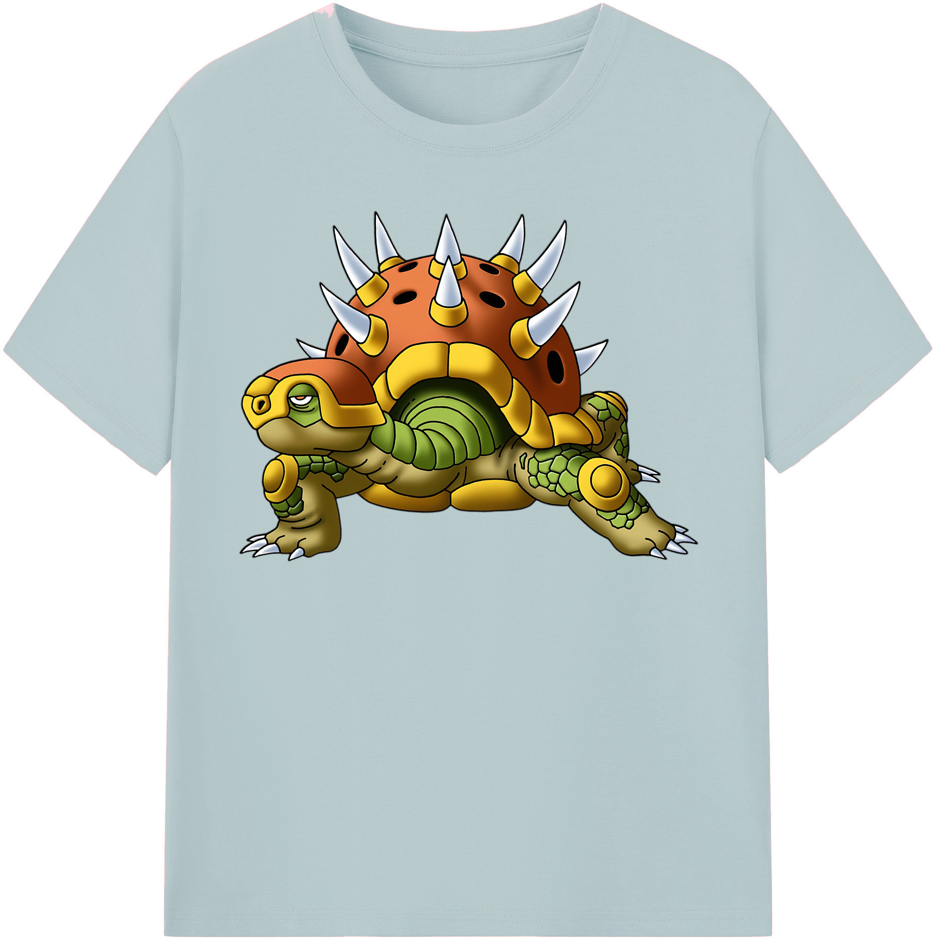 （画像用） ドラゴンクエスト Doragon Kuesuto Dragon Quest 綿100％半袖Tシャツ（フロントプリント）